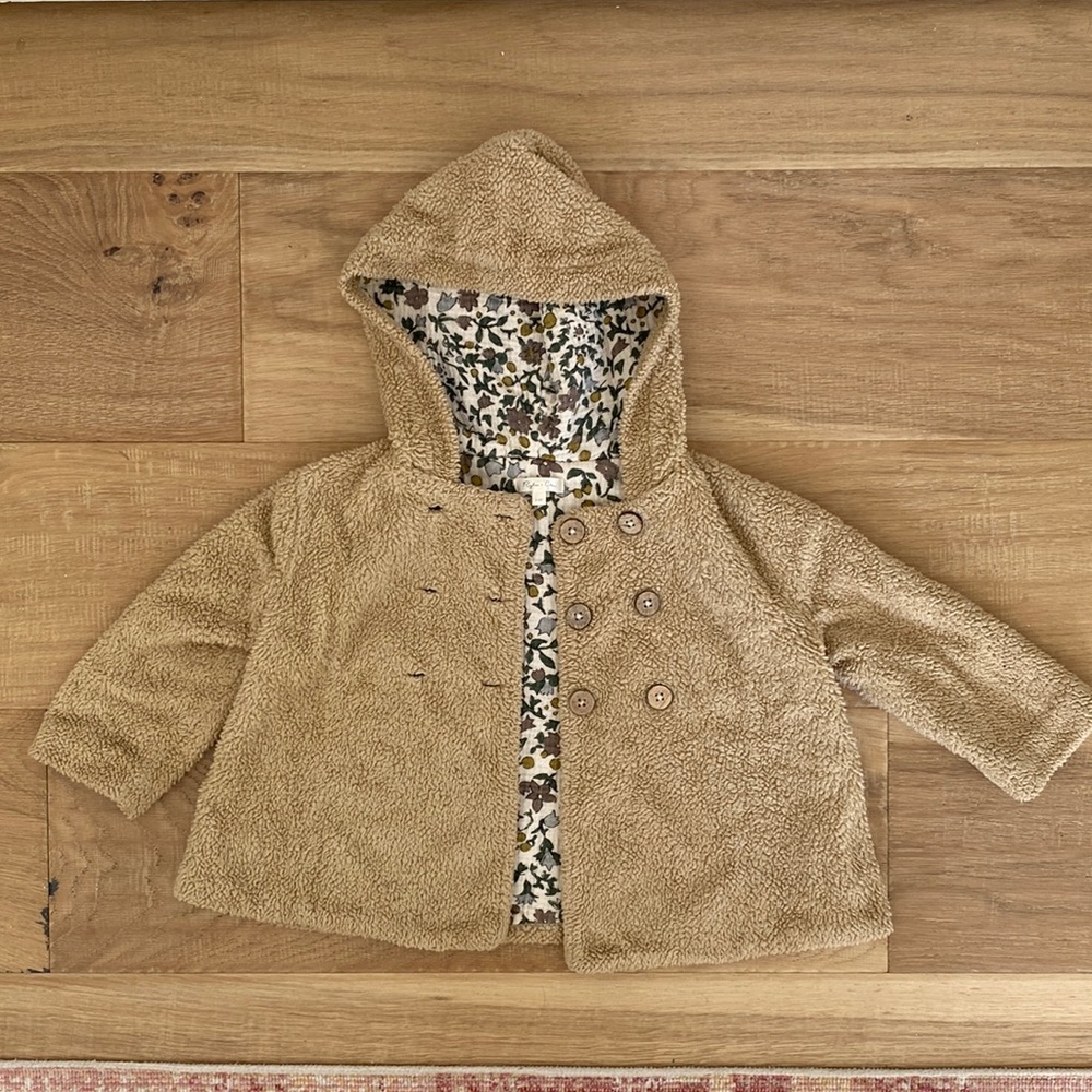 Rylee and Cru Tan Sherpa Jacket 2-3